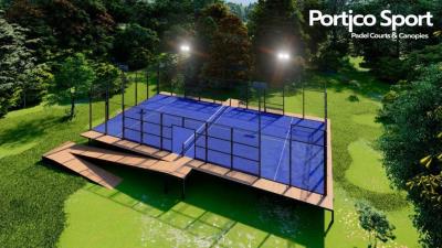 Portico Sport designs a platform so you can install your padel court on any terrain
